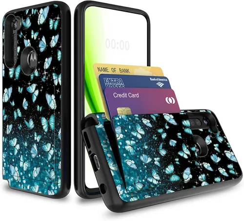 Vista 64 de Funda tipo cartera para Galaxy S20 FE de 6.5 pulgadas con ranura para tarjeta, tarjetas de crédito, tarjetas de crédito, funda para efectivo, doble