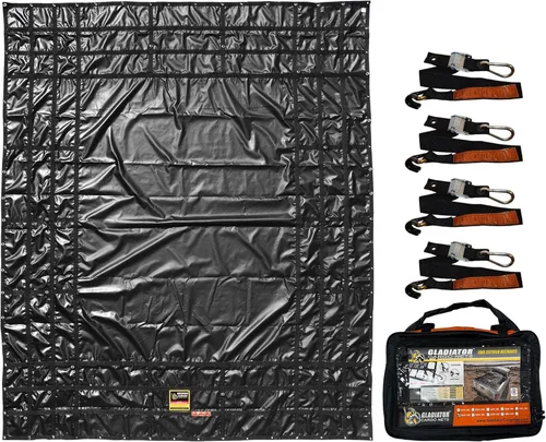 Vista 11 de Red de carga impermeable de gladiador – Lona resistente para camioneta, cubierta impermeable, accesorios para barco, perfecta para pesca
