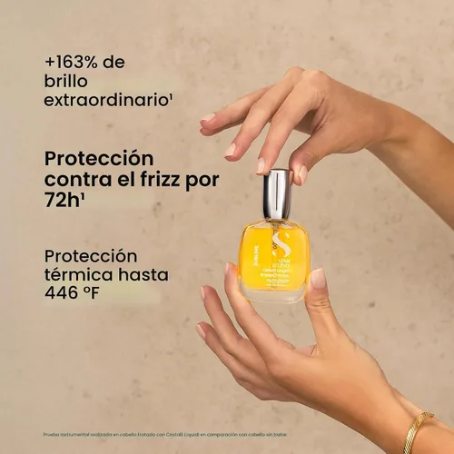 Vista 3 de ALFAPARF MILANO Semi di Lino Cristalli Liquidi Hair Oil - Heat Protectant