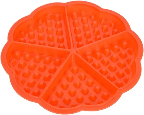 Máquina para hacer gofres de silicona, molde cuadrado para tartas de 4/5 cavidades, chocolate para hornear desayunos para magdalenas (forma de