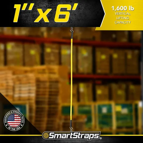 Vista 5 de SMARTSTRAPS - 842 SmartStraps Eslinga de Correas - Eslinga de Correas de Nailon 1x6 de 1 Capa 1,600 libras