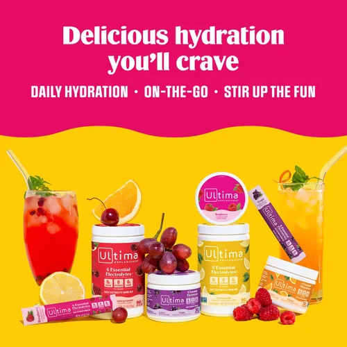 Vista 8 de Ultima Replenisher - Bebida de electrolitos en polvo vegana, endulzada naturalmente y sin OMG, bebida hidratante adecuada para dieta cetogénica