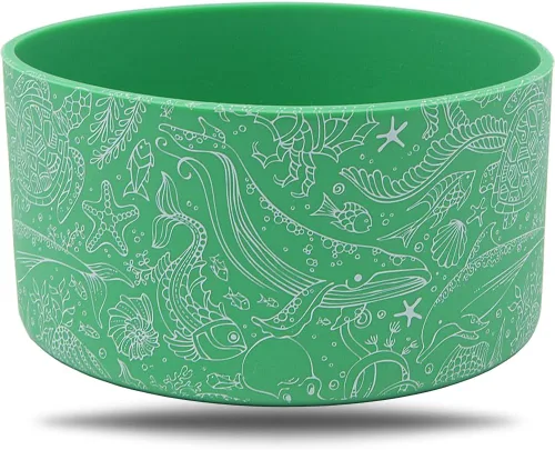 Vista 11 de REUZBL Funda de silicona para botellas Stanley de 20-40oz, termos Hydro Flask, termos Simple Modern, termo Iron Flask, termos similares, accesorio