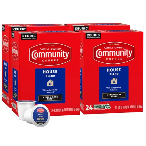 Vista 49 de Community Coffee 100% Colombia - Cápsulas de café de tostado medio oscuro, 12 unidades, compatibles con cafeteras Keurig 2.0 K-Cup, caja de 12