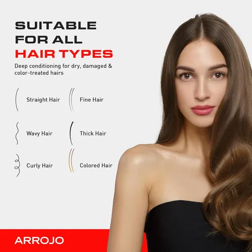 Vista 6 de ARROJO Shine Luxe - Aceite versátil para el cabello para añadir control, brillo - brillo - protector térmico de aceite para el cabello - Productos