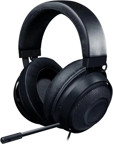 Vista 9 de Auriculares de juego Razer Kraken: estructura de aluminio ligera, micrófono retráctil con cancelación de ruido, para PC, PS4, PS5, conmutador, Xbox