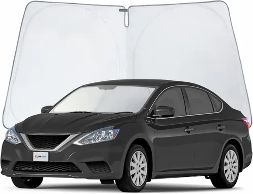 Vista 63 de CLIM ART Parasol para parabrisas para BMW X3 2018-2024, parasol plegable de ajuste personalizado, protector solar del vehículo, cubierta