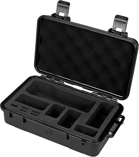 Vista 2 de Estuche rígido impermeable para DJI Osmo Pocket 3 Creator Combo – IP67 carcasa ABS a prueba de golpes, espuma EVA de precisión, estuche
