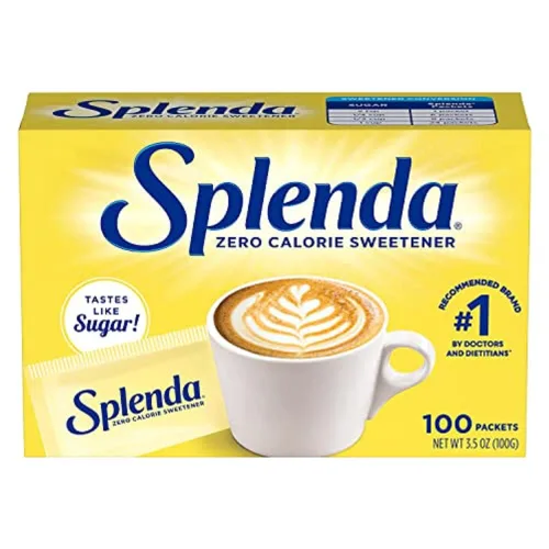 Edulcorante sin calorías de Splenda, en sobres