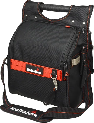 Vista 3 de Hultafors Work Gear HT5609 - Bolsa de herramientas profesional con cremallera, bolsa de herramientas con cremallera, mango de goma ergonómico