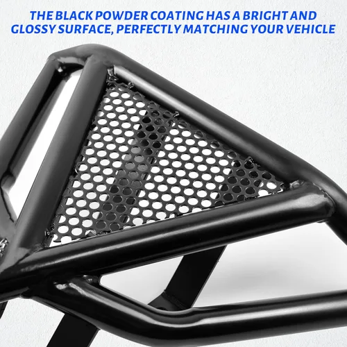 Vista 5 de Parachoques delantero para Yamaha Raptor 700 700R 2006-2025, Kit protector de parachoques delantero de hierro negro brushguard para Yamaha Raptor