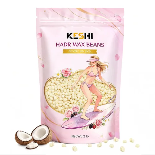 Vista 13 de KeShi Frijoles de cera dura de 1 libra para kit de depilación, repuesto