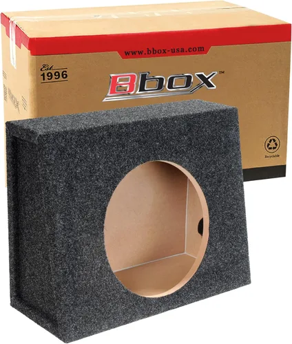Vista 8 de Bbox Pair - Caja de subwoofer sellada en forma de cuña de 10 pulgadas, cajas y carcasas de subwoofer para automóvil, caja de subwoofer prémium que