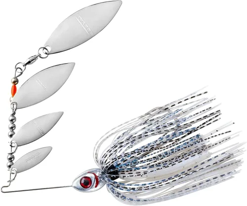Vista 7 de Booyah Señuelo de pesca Shad Blade-Bait, Pearl Shiner, Mini Shad (3/16 oz)