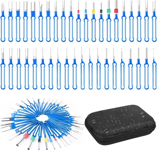 Vista 20 de Kikerike Kit de herramientas de extracción de terminales, 139 piezas, herramienta de desfilado, conector eléctrico, kit de herramientas