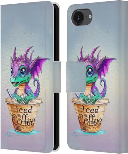 Vista 257 de Head Case Designs Officially Licensed Ruth Thompson Boba Tea Cup O Dragons Leather Wallet Case Compatible with Apple iPhone 7 Plus / 8 Plus