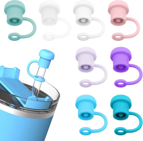 Vista 8 de Funda de popote ajustable para Stanley, Simple Modern, Yeti Owala Hydro Flask Reduce Maars Meoky MaxBase Beast Copa Hydrapeak, todas las marcas