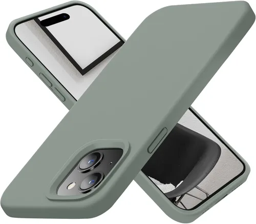 Vista 55 de Cordking Funda diseñada para iPhone 15 Pro Max, funda de silicona ultradelgada a prueba de golpes con [forro de microfibra suave antiarañazos], 6.7