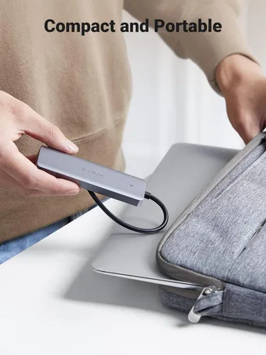 Vista 9 de UGREEN Hub USB C a USB A con 4 USB 3.0 para Laptop, MacBook Pro/Air, Mac mini M4, iMac, iPad Pro, Chromebook, Dell XPS, Galaxy S23 y Más, 0.5FT