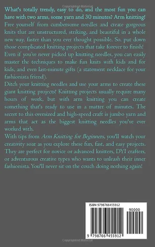 Vista 2 de ARM KNITTING FOR BEGINNERS The Complete Beginners Step-by-Step Guide, Tips and Techniques on how to Knit without Needles Knitting Inspiration