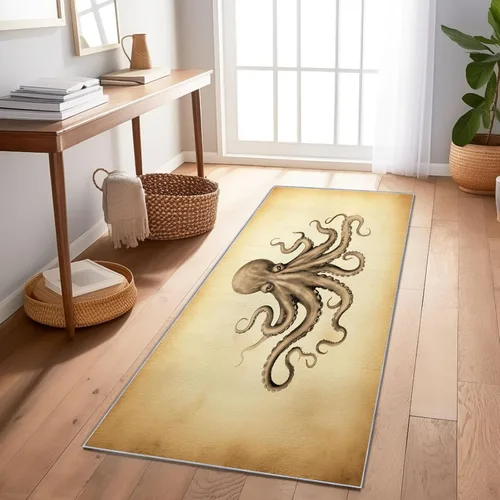 Vista 12 de Hallway Washable Runner Rug - 2'x5' Kitchen Rugs Entryway Rug Runner Industrial Style Wood Panels Texture Soft Floor Mat Non Slip Indoor Farmhouse