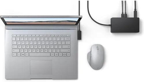 Vista 3 de NUEVO Microsoft Surface Dock 2, Ethernet para portátil