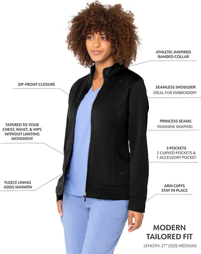 Vista 2 de Smitten Slim Fit Super Stretch 4-Pocket Cargo Scrub Pantalones para Mujer S201002