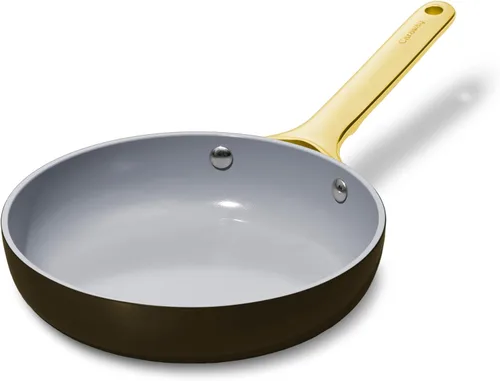 Caraway - Mini sartén de cerámica antiadherente (1.05 cuartos de galón, 8 pulgadas), no tóxico, sin PTFE ni PFOA, apto para horno y compatible con