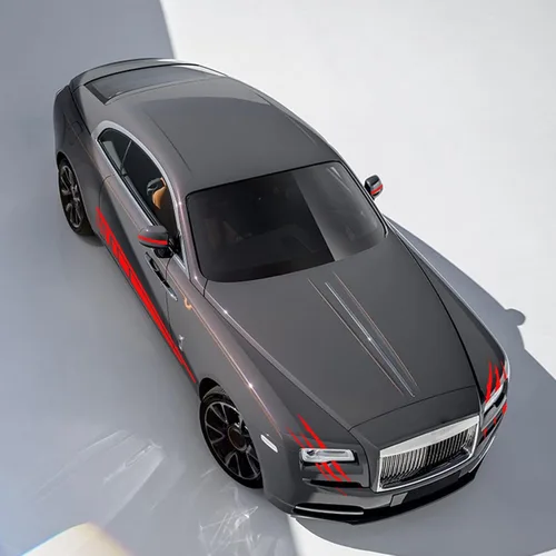 Vista 5 de 6 calcomanías de vinilo para el lado del cuerpo del automóvil, calcomanías para puerta lateral de carreras con espejo retrovisor, calcomanías