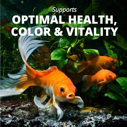 Vista 15 de Tetra Goldfish Flakes, dieta nutricionalmente equilibrada para peces de acuario, copos enriquecidos con vitamina C, 4.52 libras