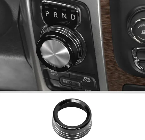 Vista 11 de Voodonala para Dodge RAM - Cubierta de perilla selectora de ajuste de interruptor de faro delantero de aluminio para Dodge RAM 2010-2017, accesorios