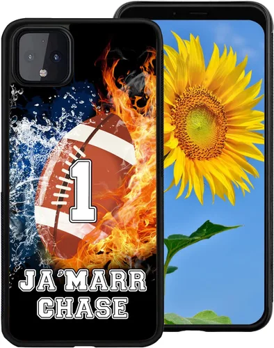 Personalized Football Name and Number Design Your Own Rubber Cover for Google Pixel 4 4A 4XL 5 5XL 6 6 PRO 7 7 PRO 8 8A 8 PRO 9 9 PRO