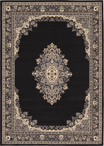 Vista 90 de Rugs.com, colección Amaya - Alfombra de pelo medio marrón de 2 x 3 pies perfecta para entradas, cocinas, rincones para desayunar, piezas de realce