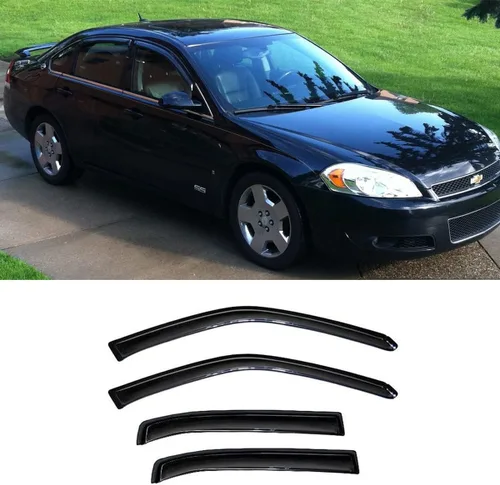 Vista 21 de 94133 Viseras laterales para ventana lateral deflector de ventilación para Chevrolet Colorado Crew Cab 2004-2012 y GMC Canyon Crew Cab 2004-2012, 4