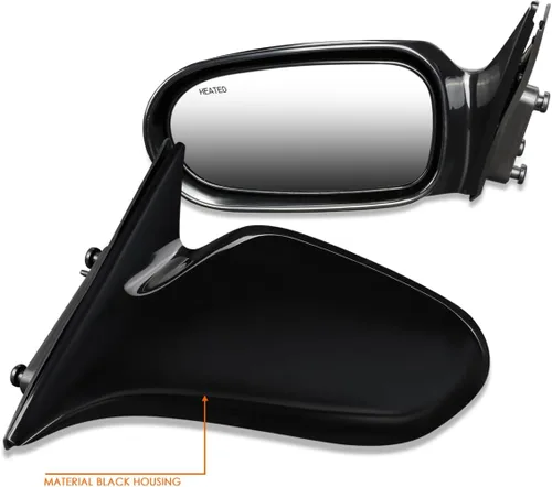 Vista 3 de [Izquierdo/lado del conductor] Espejo de puerta con vista lateral calefactable+estilo de fábrica compatible con Mazda 626 00-02