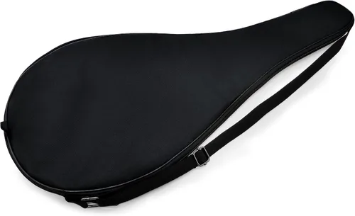 Vista 8 de Bolsa de tenis TaktZeit ligera y acolchada con funda para raquetas de tenis y correa de hombro ajustable Beige
