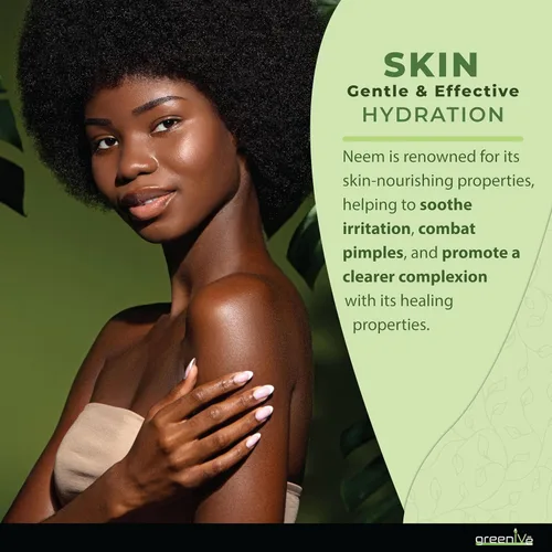 Vista 6 de GreenIVe Mantequilla de neem 100% pura, totalmente natural, aceite de semilla de neem hecha a mano, aceite de coco, mantequilla de kokum, aceite