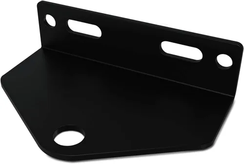 Vista 3 de Enganche universal para remolque de cortacésped de giro cero de 5 pulgadas, acero resistente - incluye herrajes de instalación (negro)
