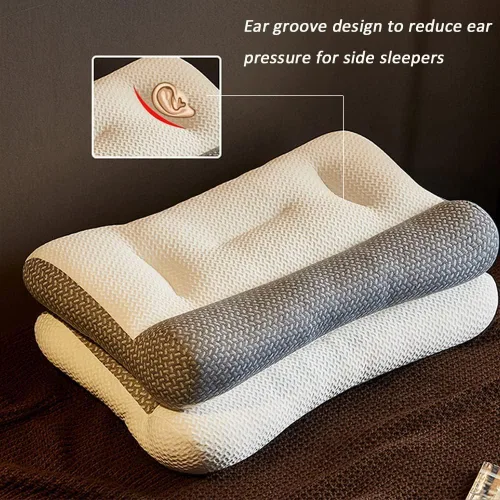 Vista 6 de Almohada para el cuello, almohada súper ergonómica, protege tu cuello y columna vertebral, almohadas ergonómicas para dormir, almohadas ergonómicas