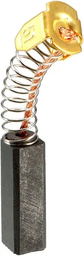 Vista 5 de uxcell 4 cepillos de carbono, para motor eléctrico, 0.787 inx0.276 inx0.236 in, herramienta eléctrica, cinta de correr, motor de elevación, pieza