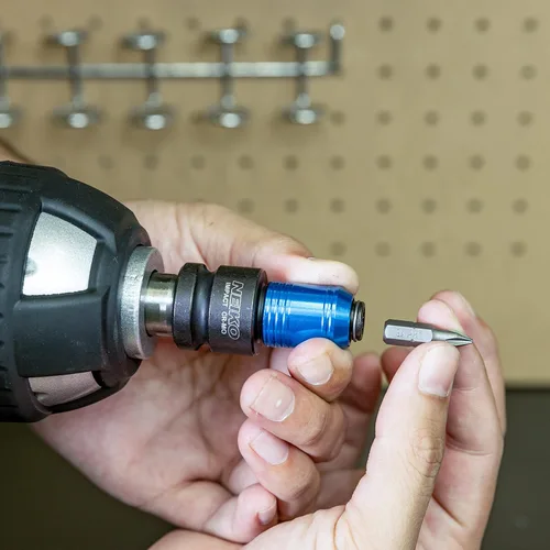 Vista 8 de Neiko 30275A Adaptador de llave de impacto para destornilladores de llave de trinquete, convertidor hembra de 1/2 pulgada a hexagonal de 1/4