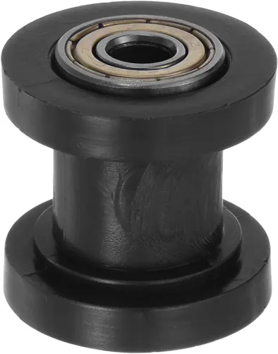 HARFINGTON Tensor de polea de rodillo de cadena de 0.315 pulgadas (0.315 in), tipo ranura de nailon, deslizador de rueda guía para mini motocicleta,