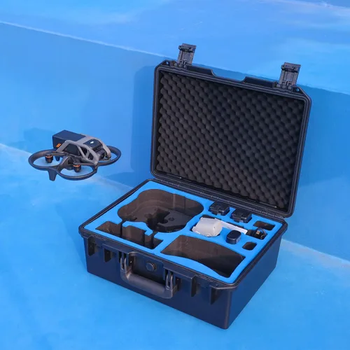 Vista 6 de Lykus Titan AT110 - Funda rígida impermeable para DJI Avata, Goggles 2/Goggles Integra y control remoto FPV, soporta hasta 9 baterías Avata y 3