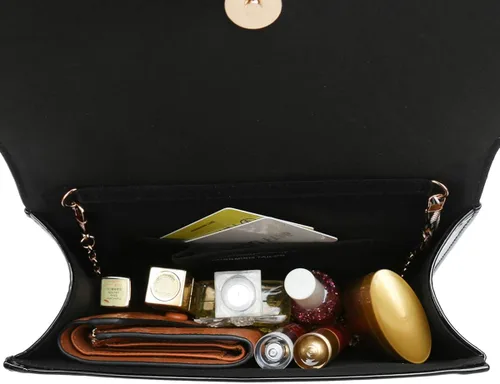 Vista 4 de CHARMING TAILOR Bolso de mano con solapa de charol clásico elegante y elegante bolso de noche