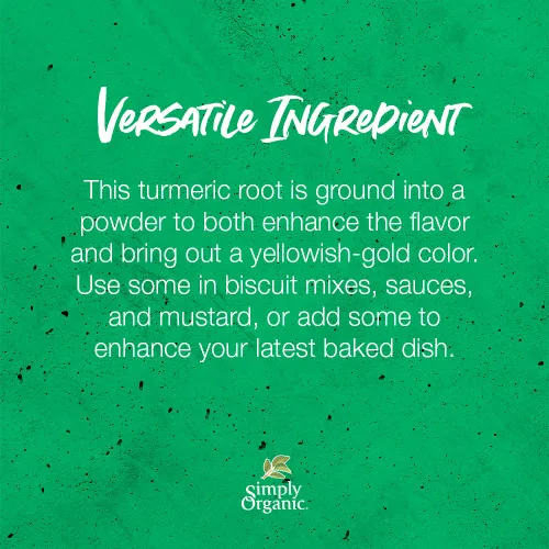 Vista 4 de Simply Organic, Cúrcuma Mini Molida, 0.53 oz
