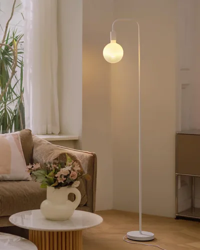 Vista 6 de Bombilla LED ONEWISH, bombillas LED G150 translúcidas blancas, blanco cálido 1800K 3W, equivalente a 30W, base estándar E26, bombilla Edison de 6