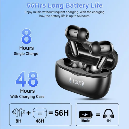 Vista 7 de Auriculares de traducción AI en tiempo real con llamadas de audio y video, 164 idiomas/7 modos de traducción, auriculares de traductor Bluetooth 5.4