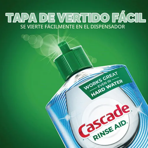 Vista 5 de Cascade Platinum Power Dry - Enjuague para lavavajillas, 30.5 onzas líquidas