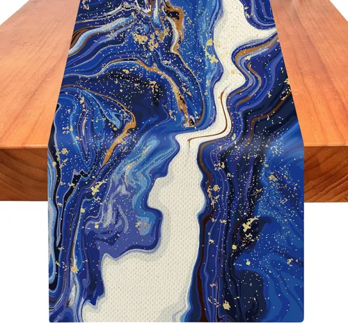 Vista 12 de Camino de Mesa con Estampado de Leopardo de 72 Pulgadas de Largo, Camino de Mesa Estilo Animal, Pañuelos para Tocador, Decoración de Mesa de Burlap