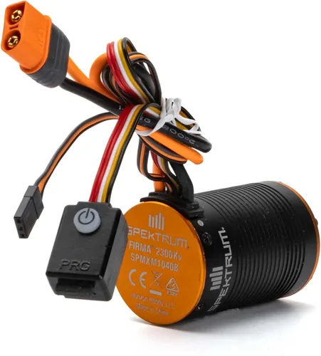 Vista 5 de Spektrum Firma 2 en 1 motor de orugas sin escobillas/ESC: 2300Kv, SPMXSEM1040B